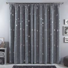 Grey Curtains & Accessories Silver Galaxy Star Pencil