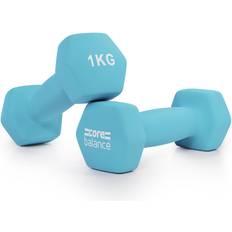 Core Balance Neoprene Hex Dumbbells (1kg)