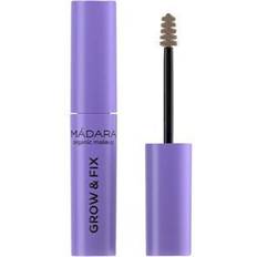 Veganske Øjenbrynsgels Madara GROW & FIX Tinted Brow Gel, #3 FROSTY TAUPE