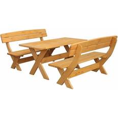 Metall Essgruppen Promex Wooden Deluxe Garden Essgruppe