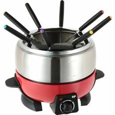 Friteuses Continental Edison FD6RIX Appareil A Fondue - Rouge