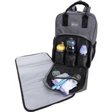DreamBaby Carry All Backpack With Change Mat-Grey