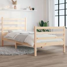 Beds & Mattresses vidaXL Frame Solid Pine