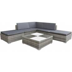 Garden & Outdoor Furniture vidaXL 42745 Outdoor Lounge Set, 1 Table incl. 3 Sofas