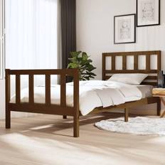 vidaXL Bed Frame Honey Bettrahmen