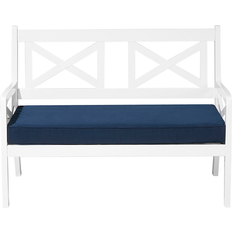 Bleu Bancs de Jardin Beliani Nautical Acacia Garden Bench