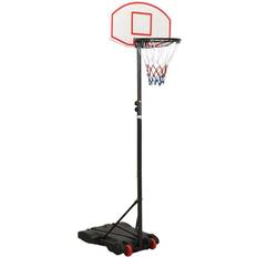 vidaXL Basketballstativ 216-250 cm polyethylen hvid