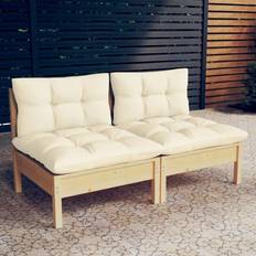 Lounge-Sets reduziert vidaXL 2-personers havesofa hynder Lounge-Set