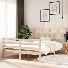 vidaXL Sängynrunko 150x200 cm King Size Täysi Puu