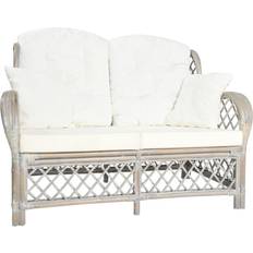 Rattan Sofas vidaXL 2-personers rattan Sofa