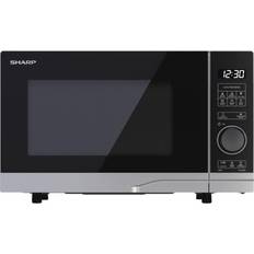 Frittstående - Sølv Mikrobølgeovner Sharp YC-PS204AE-S Microwave 700 Sølv