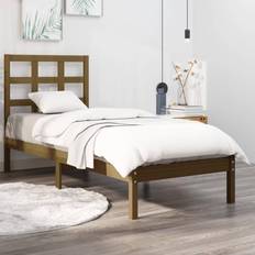 vidaXL Bed Frame Honey