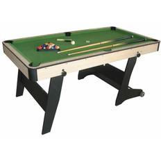 Sports de Table Billard Pliable MDF Devessport Manhattan Marron 182 x 96 x 78 cm