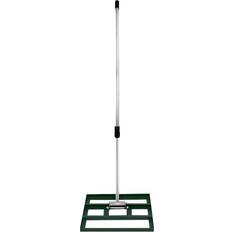 Rastrelli T-Mech Livellatrice 50cm x 32cm Rastrello Acciaio Verde 1,2-1.9m Manico Estensibile Facile