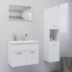 vidaXL Bathroom Set High Gloss