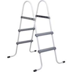 VidaXL Pool Ladders vidaXL Pool Ladder Grey 84 cm Steel