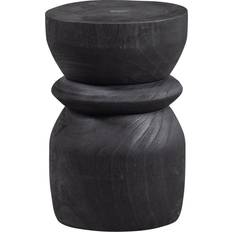 Woood Meubles Woood En Bois Ø28 cm Noir Tabouret