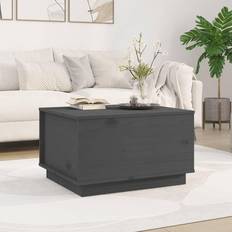 vidaXL 60x50x35 massivt fyrretræ Sofabord
