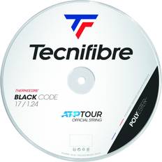 Schwarz Badmintonsaiten Tecnifibre Black Code 200 M Schwarz