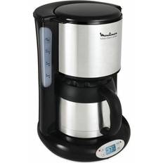 Moulinex Macchine da Caffè Moulinex Caffettiera Termica Programmabile 12 Tazze 800W Nero/Acciaio Inox