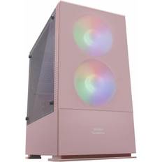 Rosa Carcasas de Ordenador Mars Gaming MCZ Premium M-ATX 2X FRGB Rosa