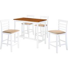 Barbord och stolar vidaXL Barbord stolar Bordsgrupp 2st