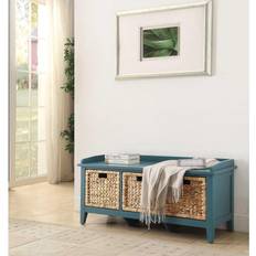 Blue Benches Acme Furniture Flavius Collection 96761 Storage Bench