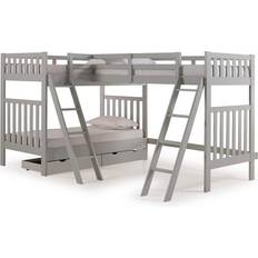 Built-in Storages Bunk Beds ‎Trademark Global Aurora Collection Bunk Bed