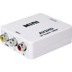 Cartes de Capture & TV Qvs Composite Audio and Video to Digital HDMI Up-Converter