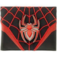 BioWorld Marvel Spider-Man Miles Morales Bi-Fold Wallet - Black