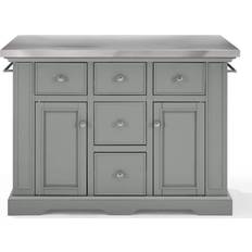 Metal Kitchen Islands Crosley Furniture Julia KF30025AGY