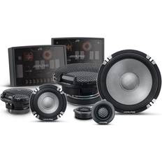 3 way component speakers Alpine R-Series 6.5" 3-Way Hi-Resolution Pro