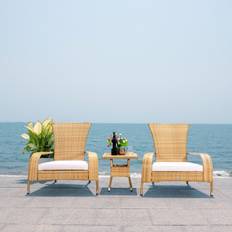 Gray Outdoor Lounge Sets Safavieh Edna Collection Outdoor Lounge Set