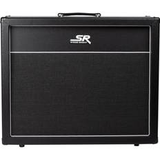 Guitar amp Monoprice Stage Right SB 2x12 Guitar Amp Extension Cabinet with 2x Celestion V30 Speakers