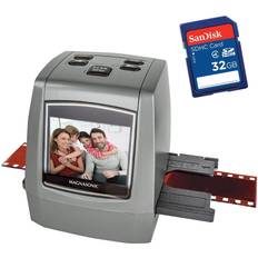 Scanners Magnasonic All-In-One High Resolution 24MP Film Scanner with bonus 32GB SD card