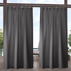 Curtains & Accessories Exclusive Home Set of 2 108"x54" Cabana Tab Top