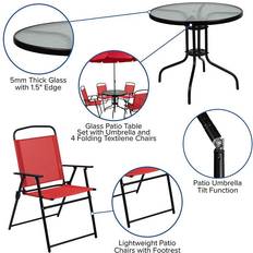 Outdoor Lounge Sets Flash Furniture Nantucket Collection