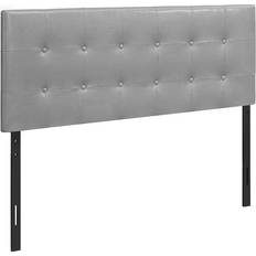 Monarch Specialties Leather-Look Button Headboard