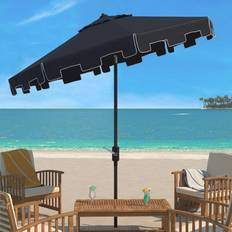 Yellow Parasols & Accessories Safavieh Outdoor Living Zimmerman 11Ft Round Market Umbrella