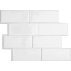 Smart Tiles Metro Campagnola 11.56 X 8.38 Peel and Stick Backsplash for Kitchen, Bathroom, Wall Tile 4-pack