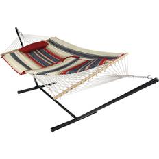 Gray Outdoor Sofas & Benches Sunnydaze Cotton Rope Hammock