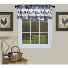 Blue Valances Achim Furnishings Barnyard Soft