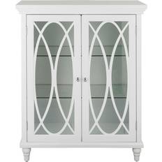 Natural Cabinets Elegant Home Fashions Florence Double Door Storage Cabinet