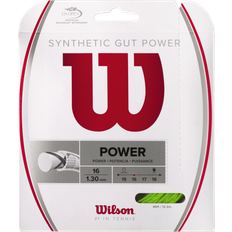 Badminton Wilson Synthetic gut Power Tennis String, Lime, 16-gauge