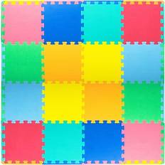 Jigsaw Puzzle Mats ProSource Play Mat with Solid Colors 16 Pieces