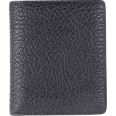 Black Four Stitches Pocket Bifold Wallet - T8013 Black