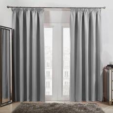 Curtains Dreamscene Pair Of Pencil Pleat Blackout Made Pencil Pleat