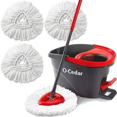 EasyWring Microfiber Spin Mop & Bucket Floor Cleaning System + 3 Extra Refills
