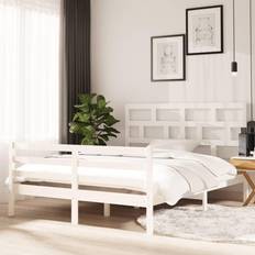 vidaXL 150 Solid Pine Bed Frame Bettrahmen
