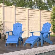 vidaXL blue Garden Adirondack